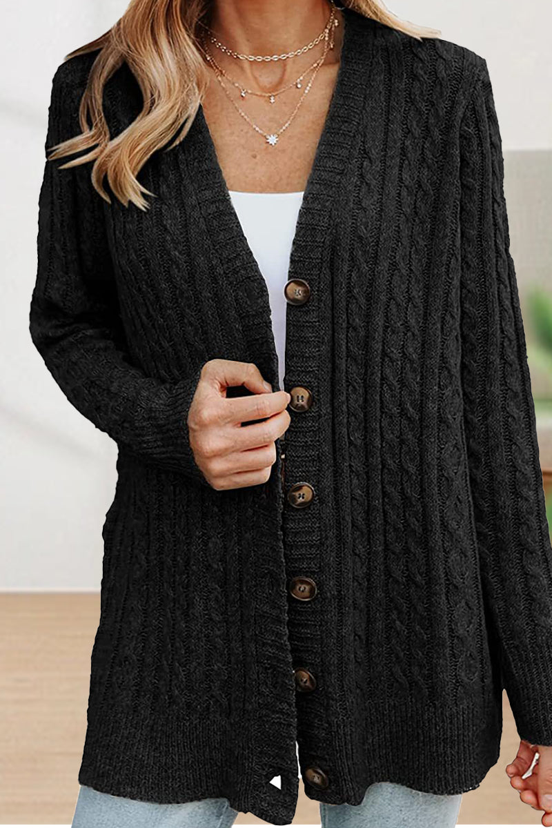 Lässige und bequeme Strickjacke