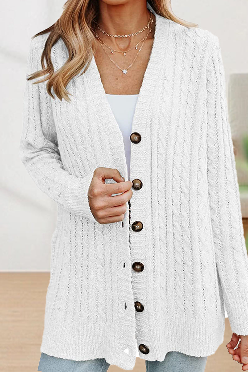 Lässige und bequeme Strickjacke