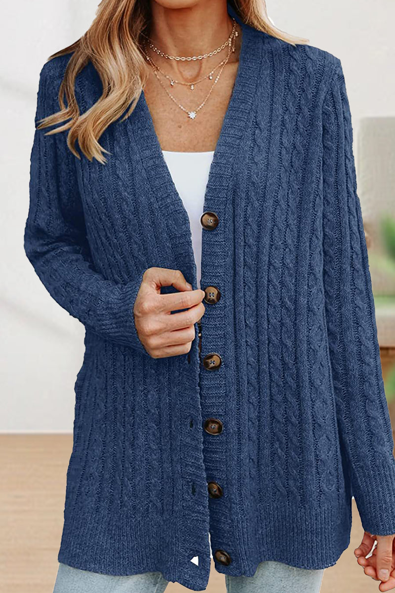 Lässige und bequeme Strickjacke