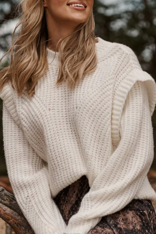 Heidi-Mode | Süß Elegant Einfarbig Patchwork O-Hals Tops