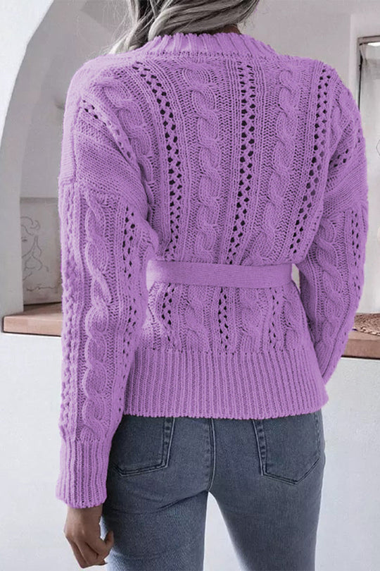 Schick und entspannt Winter Strickjacke