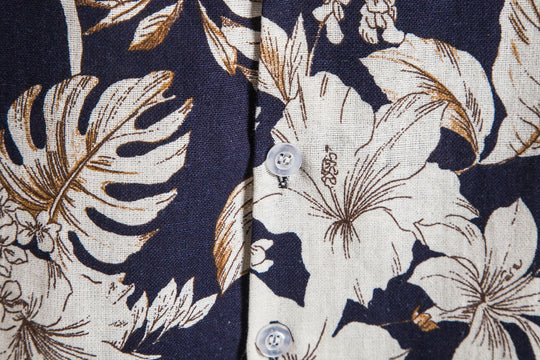 Herren Kurzarmhemd mit floralem Muster und bequemer Passform Heidi-Mode