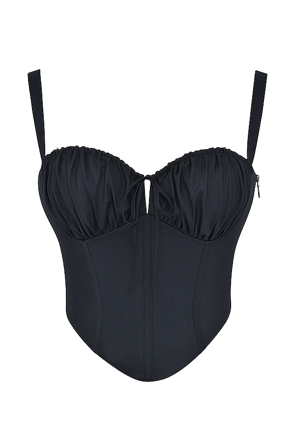 Heidi-Mode | Schwarzes Bustier Korsett