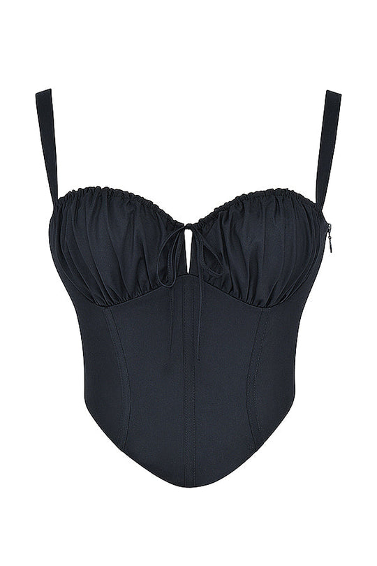 Heidi-Mode | Schwarzes Bustier Korsett