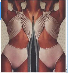Damen Bikini mit cut-out Design Heidi-Mode