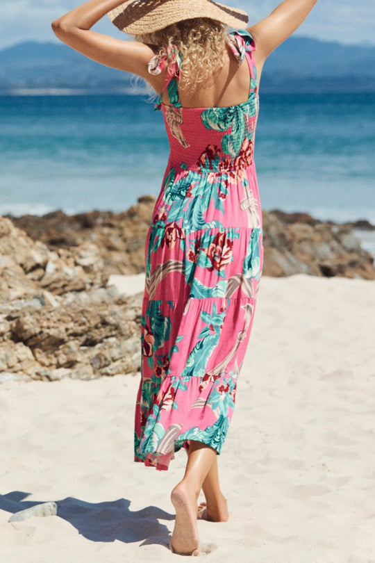 Heidi-Mode | Fashion Street Punkt Patchwork Spaghetti-Träger Bedruckte Kleider