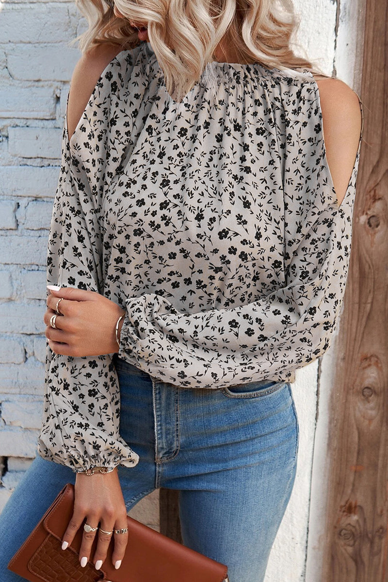 Heidi-Mode | Süßes Druck Patchwork O-Hals Tops