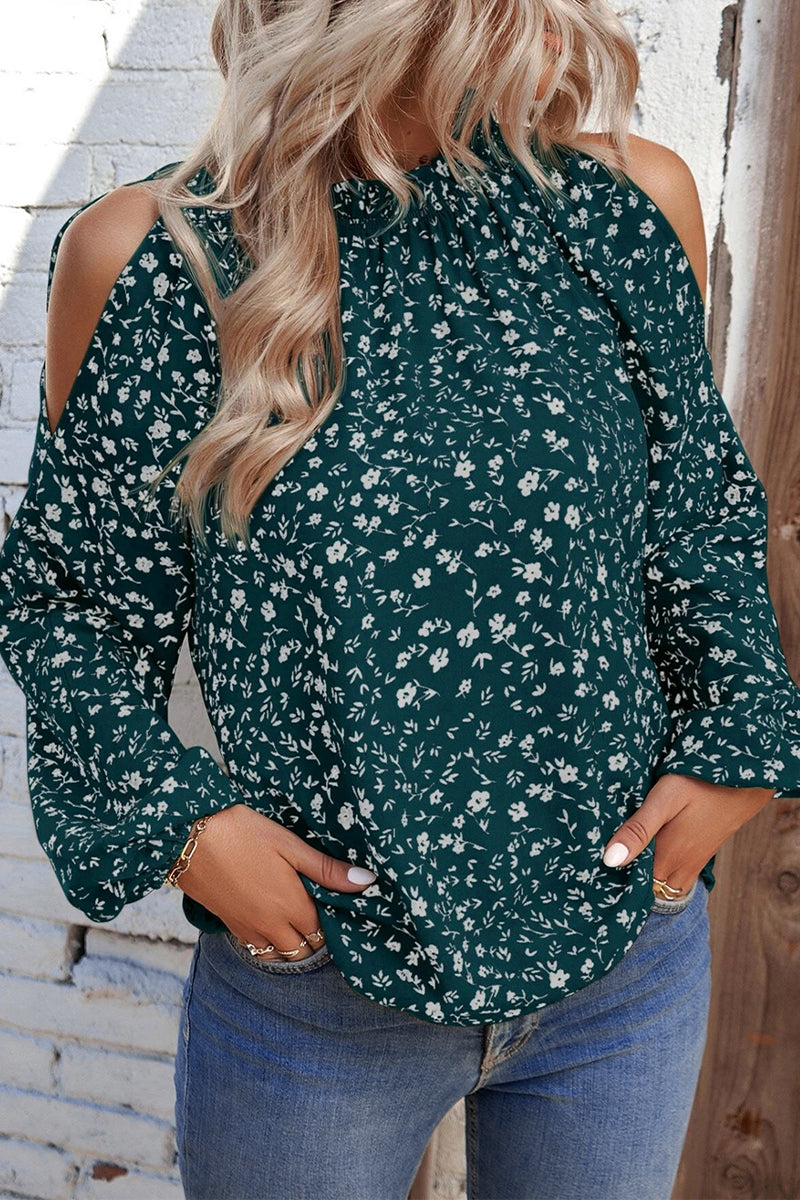 Heidi-Mode | Süßes Druck Patchwork O-Hals Tops