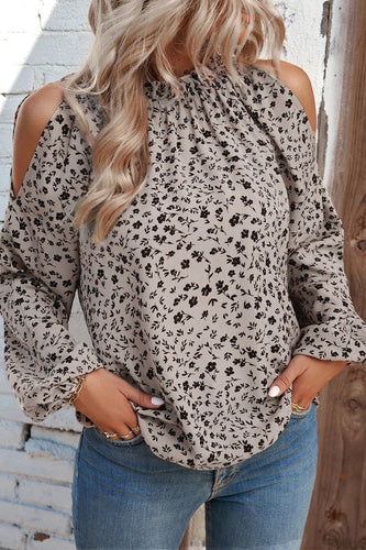 Heidi-Mode | Süßes Druck Patchwork O-Hals Tops