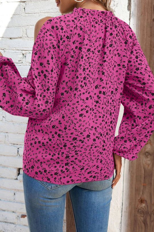 Heidi-Mode | Süßes Druck Patchwork O-Hals Tops