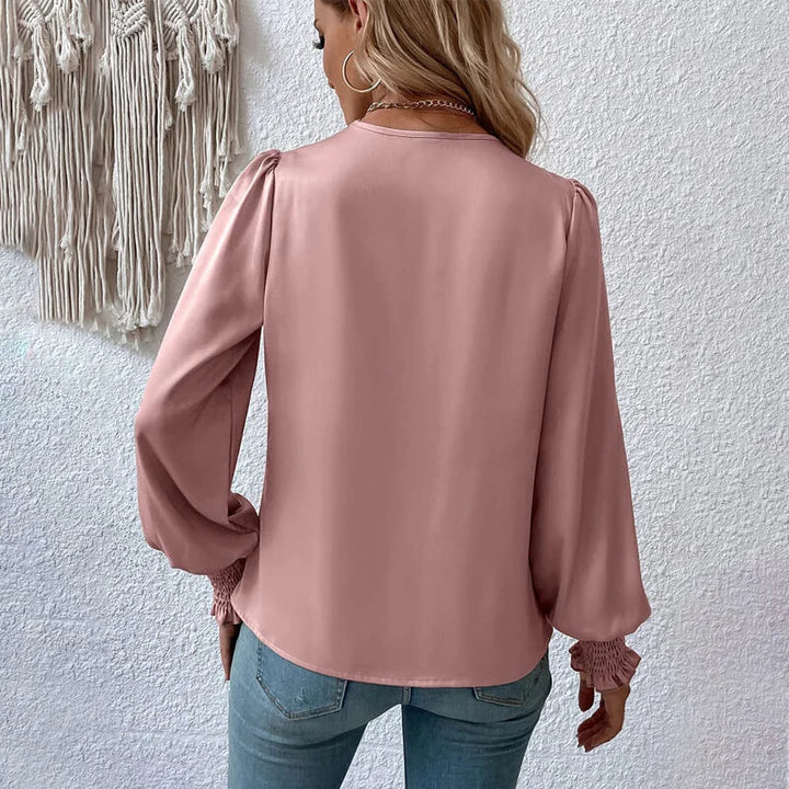 elegante gekreuzte Bluse