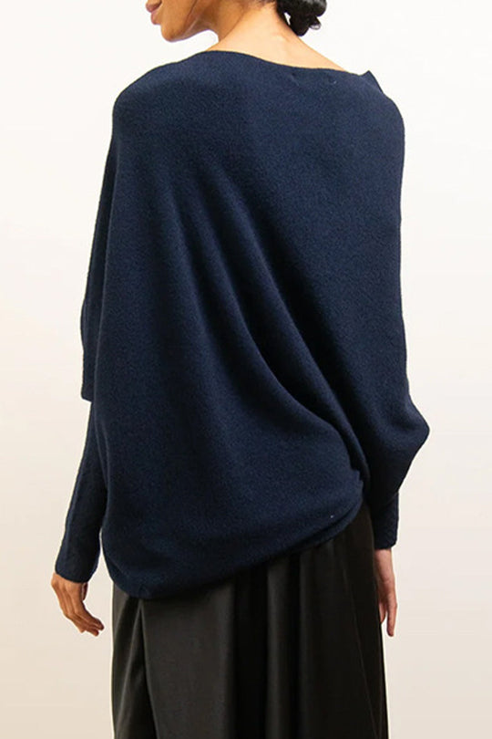 Heidi-Mode | Legere Einfachheit Einfarbige Alte O-Ausschnitt Tops - 10 Farben
