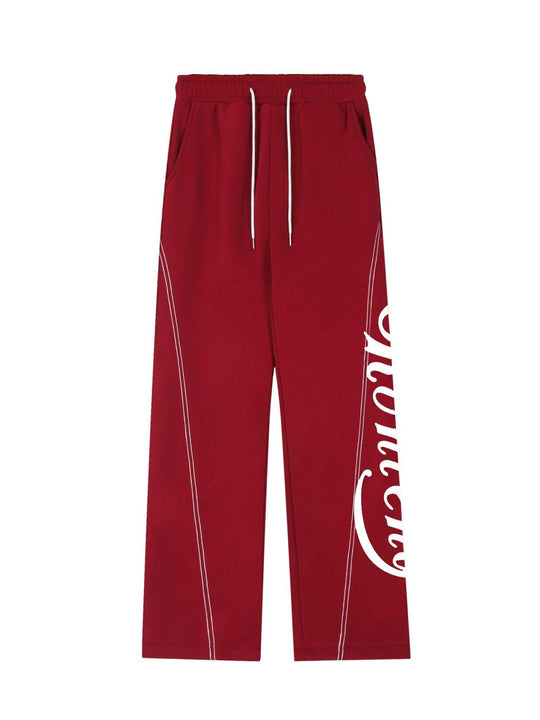 Heidi-Mode | School Baggy Sweatpants Mit Nähten Und Logo Design