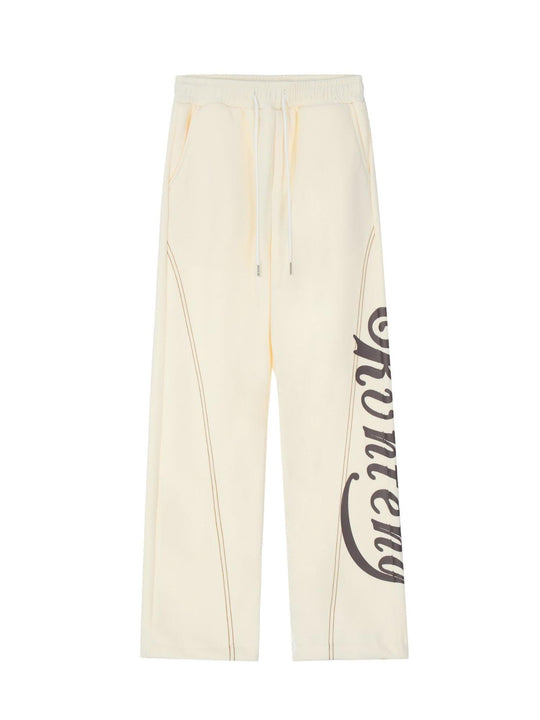 Heidi-Mode | School Baggy Sweatpants Mit Nähten Und Logo Design
