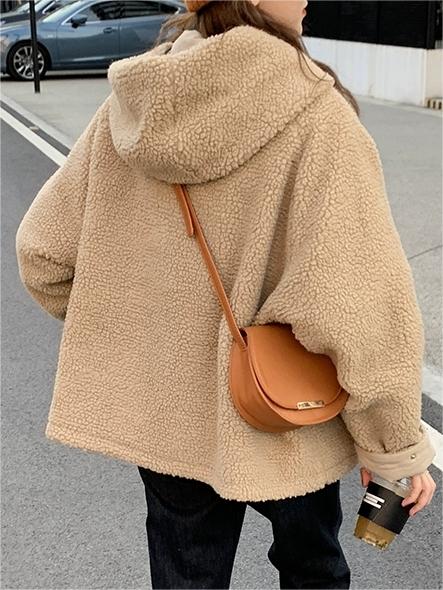 Heidi-Mode | Wendbare Fleece-Parka Gemütlicher Winterstil Fleece-Wendejacke Für Kalte Tage
