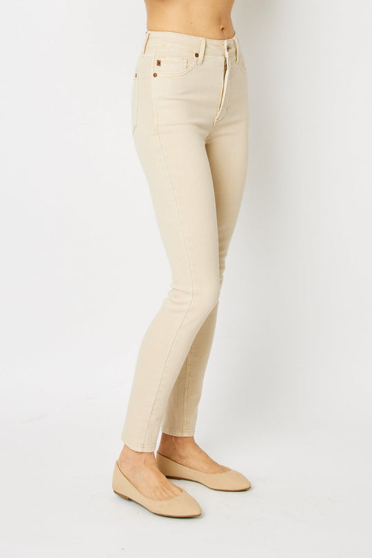 Heidi-Mode | Judy Blue Vollgröße Garment Dyed Bauchkontrolle Skinny Jeans