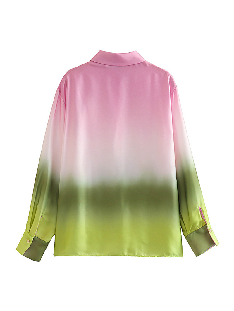 Heidi-Mode | Batik Plissierte Bluse mit Rock Set