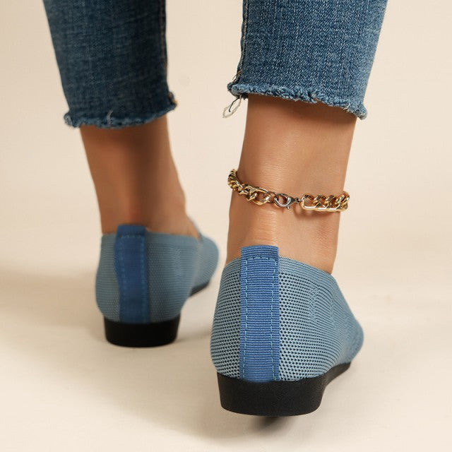 Heidi-Mode | Blaue Atmungsaktive Mesh Schuhe