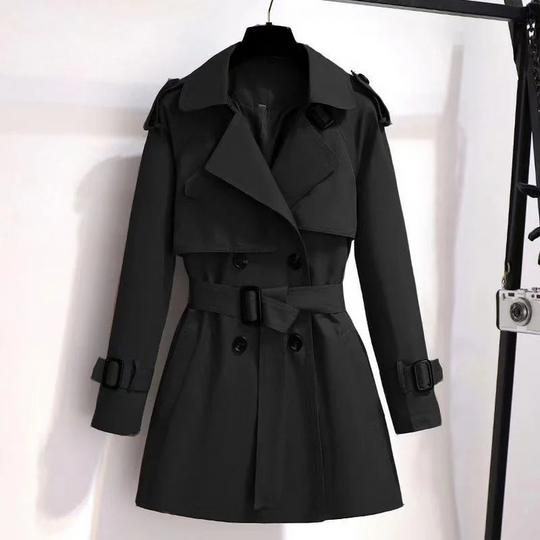 Luxuriöser Trenchcoat Kurze Damenjacke