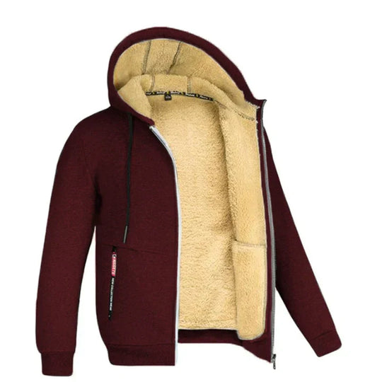 Heidi-Mode - Gemütlicher und Stilvoller Zip-Up Fleece Hoodie für den Winter