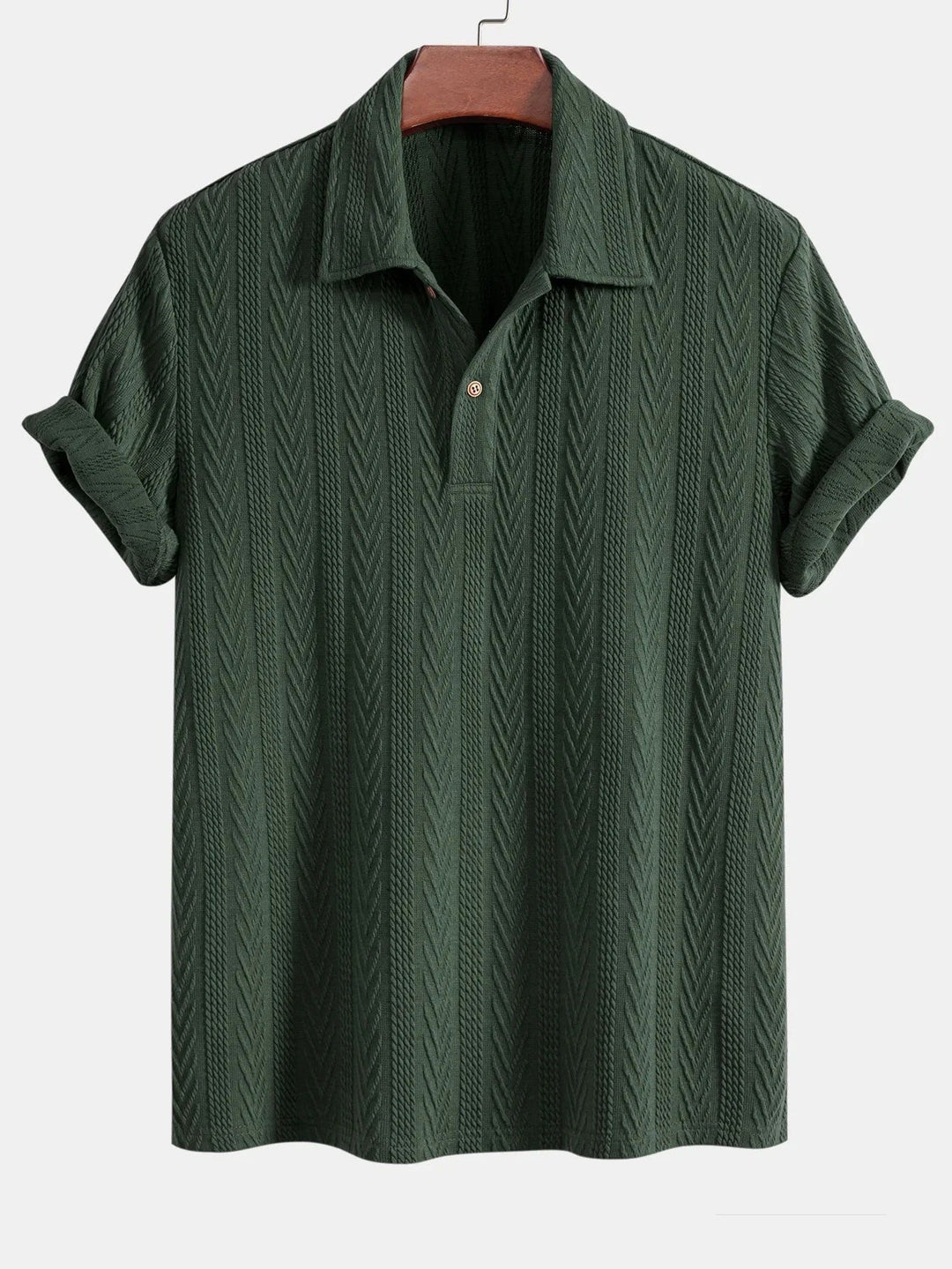 Geometrisches Jacquard-Polo – Ben