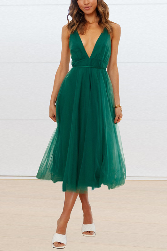 Heidi-Mode | Was Ich An Dir Mag Mesh Midi Kleid