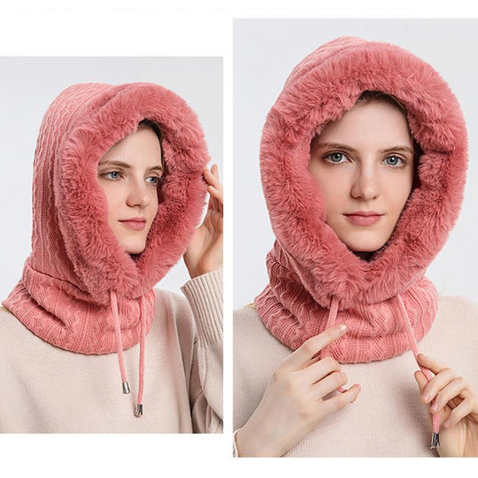 Heidi-Mode | Damen Schal Mit Kapuze