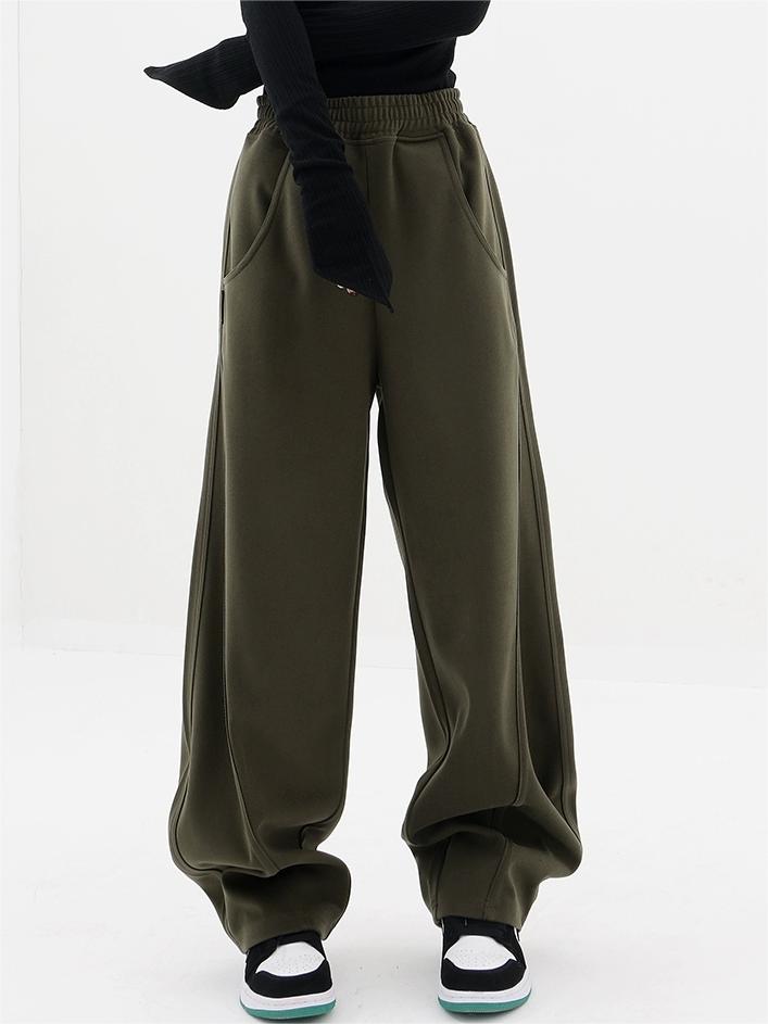 Heidi-Mode | School Einfarbiger Baggy Sweatpants