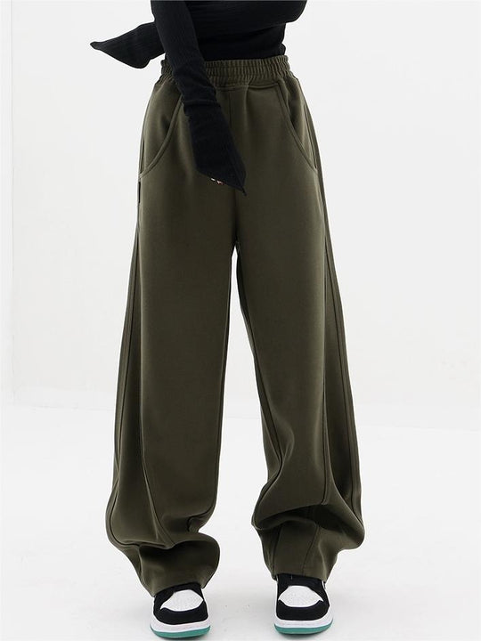Heidi-Mode | School Einfarbiger Baggy Sweatpants