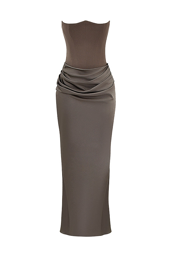 Heidi-Mode | Elegante Strapless Korsettkleid