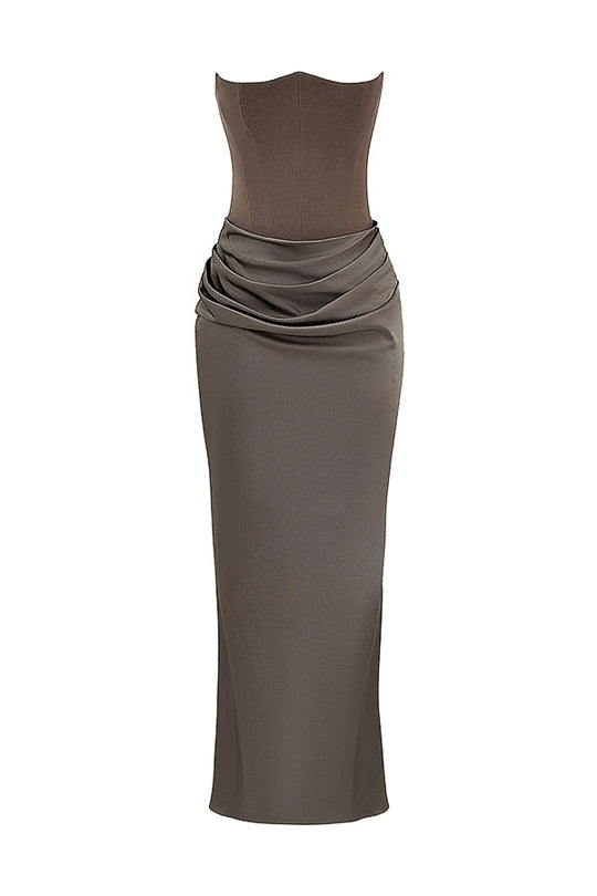 Heidi-Mode | Elegante Strapless Korsettkleid