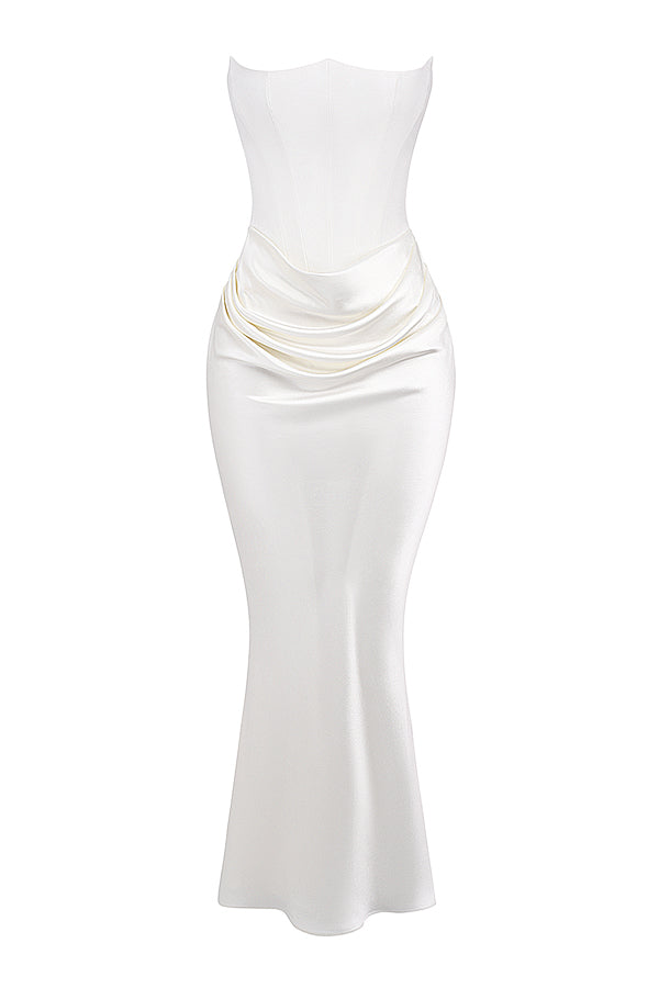 Heidi-Mode | Elegante Strapless Korsettkleid