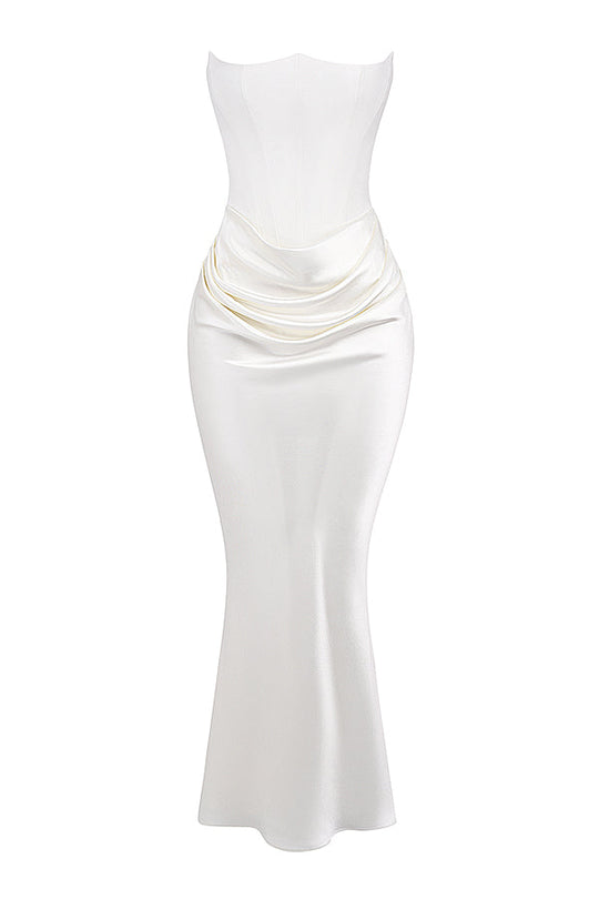 Heidi-Mode | Elegante Strapless Korsettkleid
