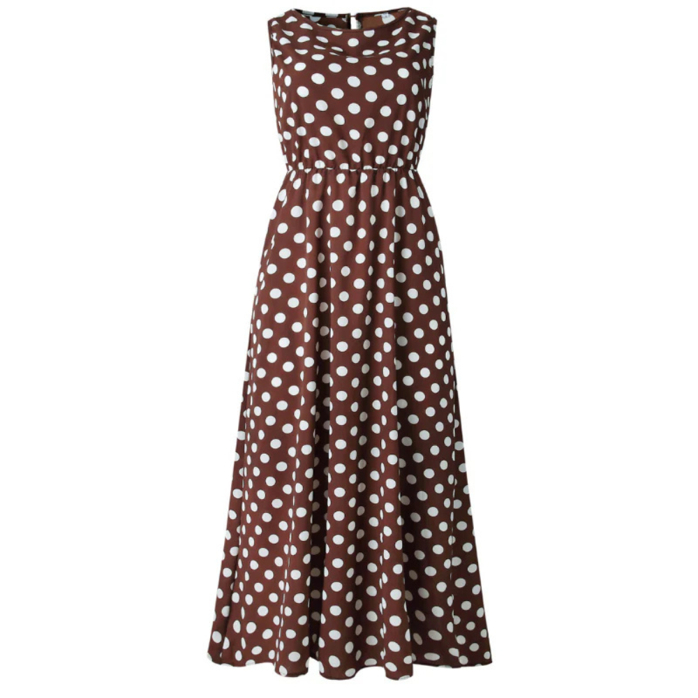 Heidi-Mode | Elegantes Sommerkleid mit Pünktchen
