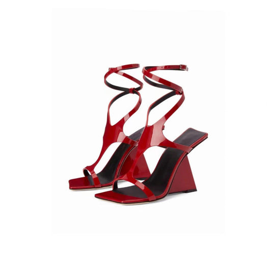 Heidi-Mode | Damen Absatz Sommer Hohe Absatz Sandalen