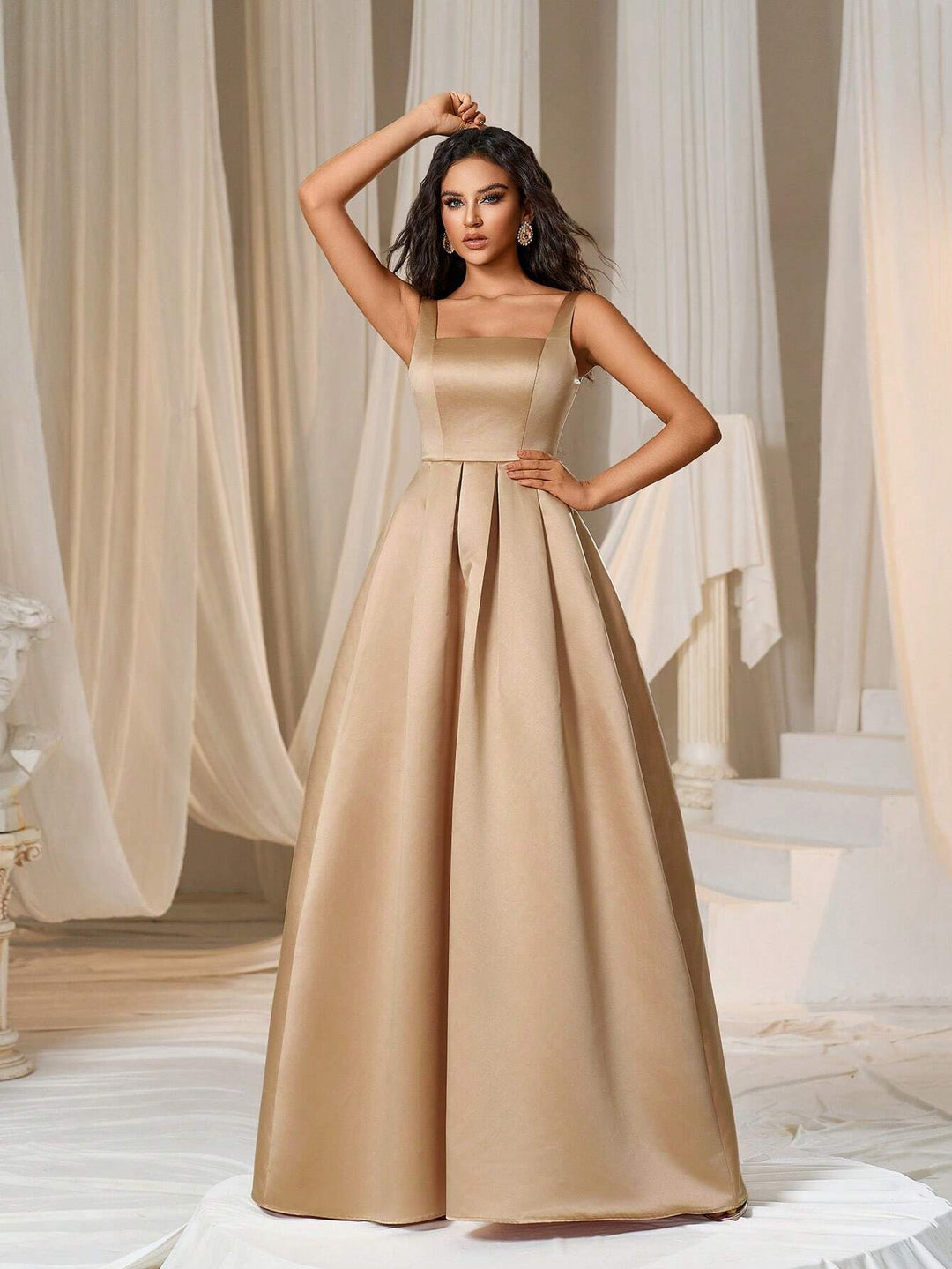 Heidi-Mode | Wunderschönes Brautjungfernkleid mit Trägern