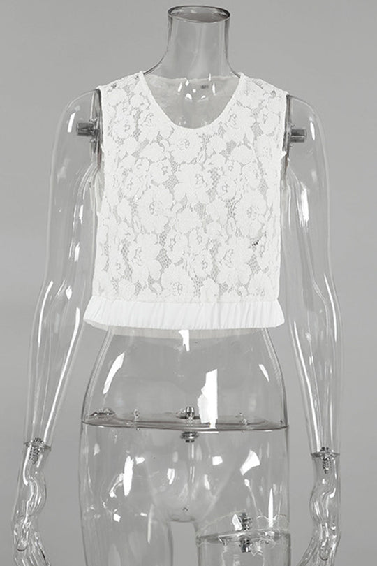 Heidi-Mode | Sexy Einfarbige Spitze V-Ausschnitt Tops