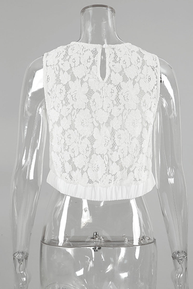 Heidi-Mode | Sexy Einfarbige Spitze V-Ausschnitt Tops