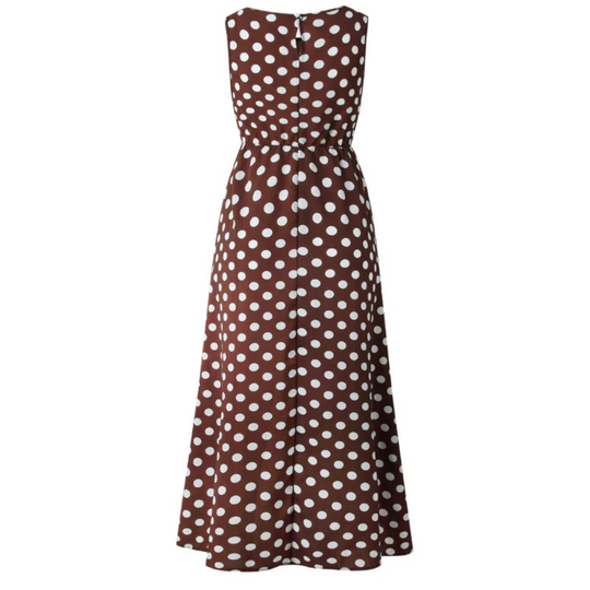 Heidi-Mode | Elegantes Sommerkleid mit Pünktchen
