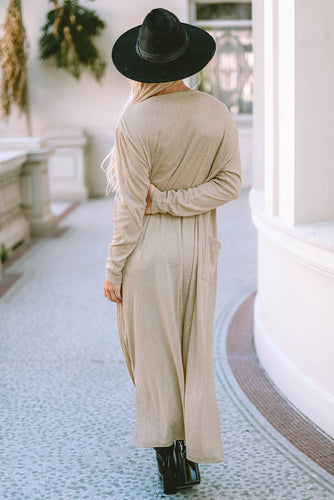 Heidi-Mode | Langarm Schlitz Cardigan mit Tasche
