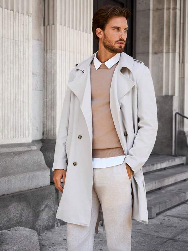 Heidi-Mode | Trendig Trenchcoat für Männer