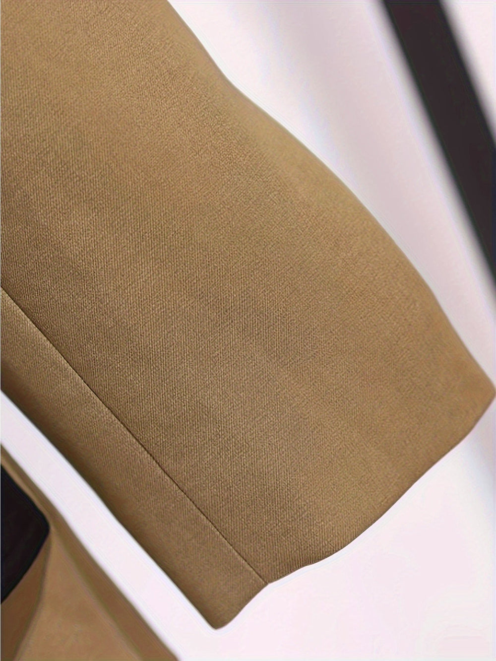 Heidi-Mode | Mantel im britischen Stil mit Polyesterstoff Eleganter französisch inspirierter Farbblock für Frauen Schicker französisch inspirierter Stil für den Alltag