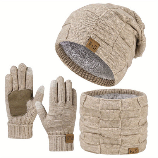 Heidi-Mode - Lässiger Winter Stilvoll 3-teiliges Set für Unisex