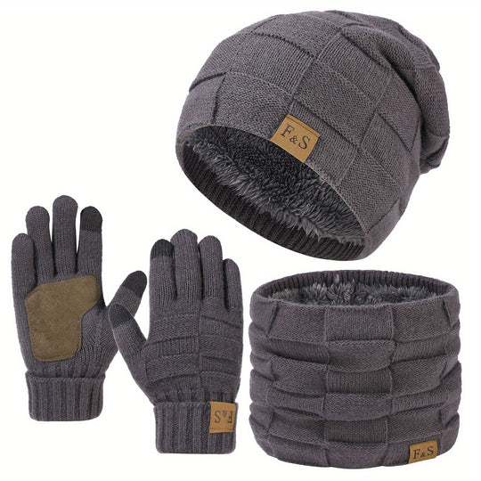 Heidi-Mode - Lässiger Winter Stilvoll 3-teiliges Set für Unisex