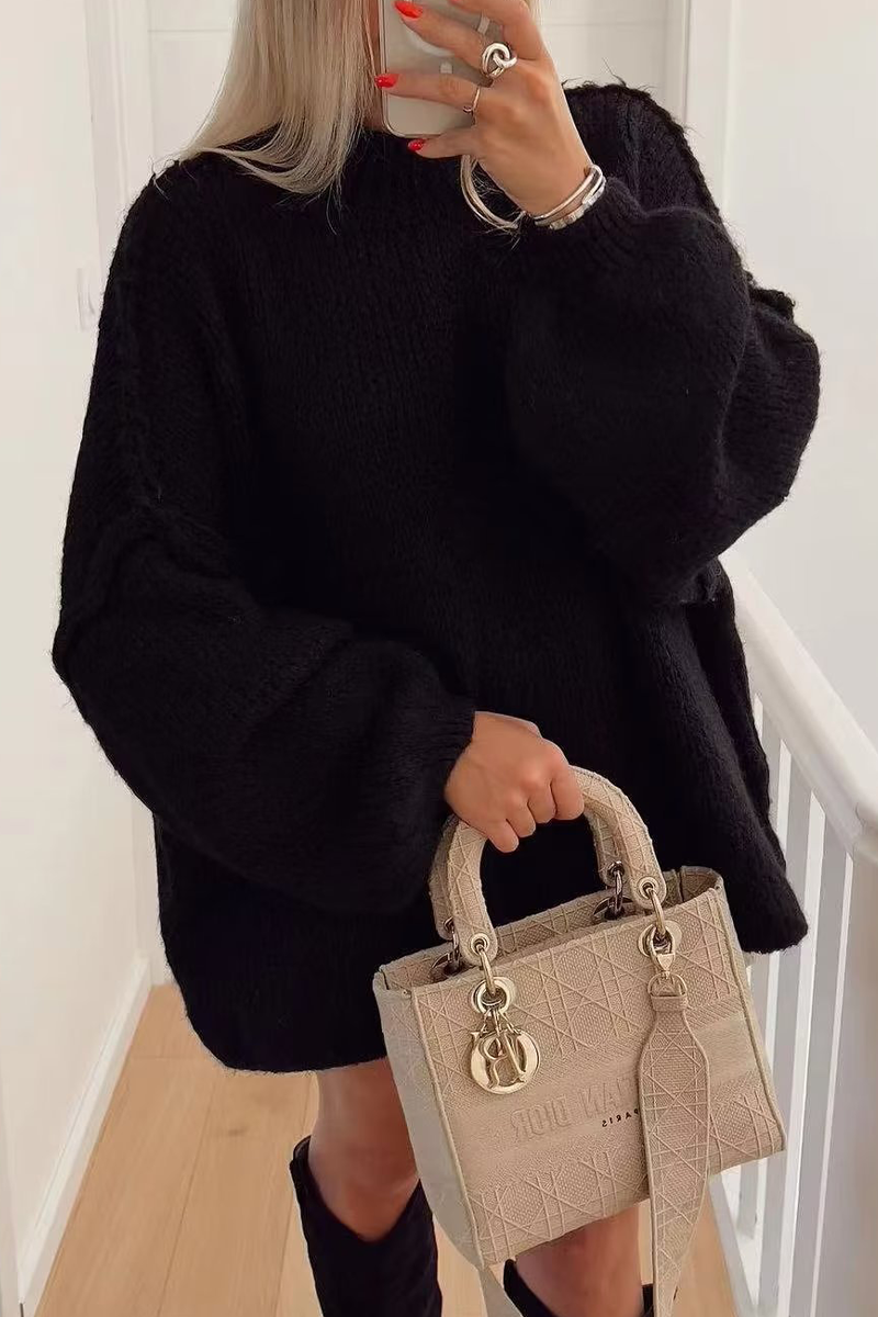 Heidi-Mode | Lässiger täglicher Patchwork-Gewebe Halb Stehkragen Pullover - 5 Farben