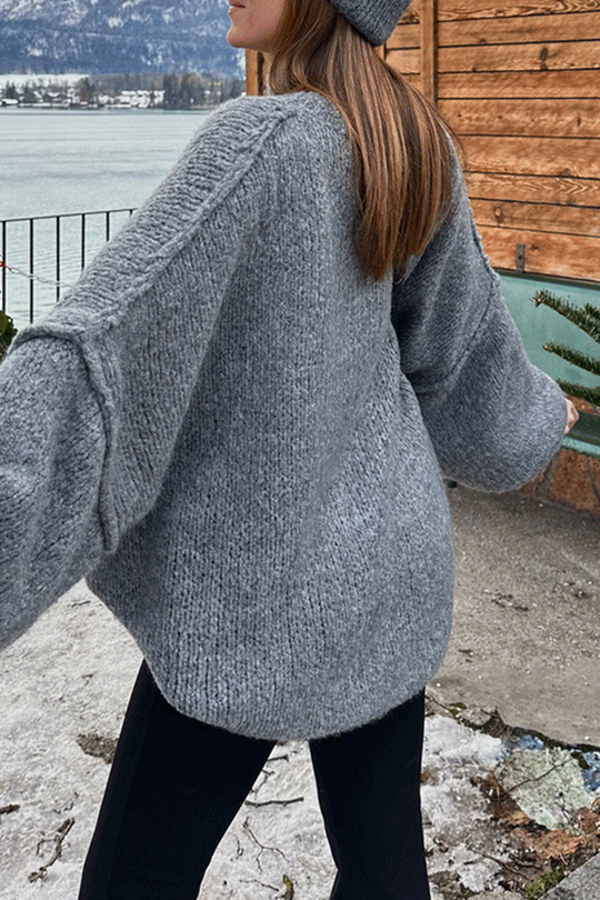 Heidi-Mode | Lässiger täglicher Patchwork-Gewebe Halb Stehkragen Pullover - 5 Farben