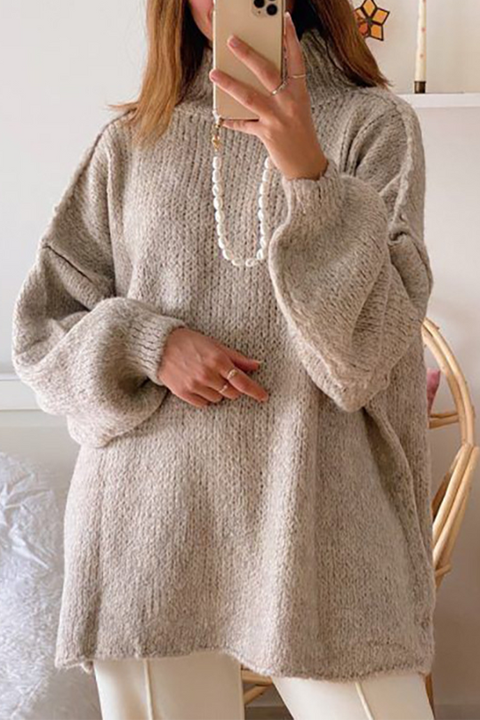 Heidi-Mode | Lässiger täglicher Patchwork-Gewebe Halb Stehkragen Pullover - 5 Farben