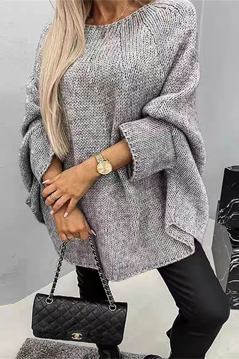 Heidi-Mode | Lässige Tägliche Patchwork O-Hals Pullover - 5 Farben
