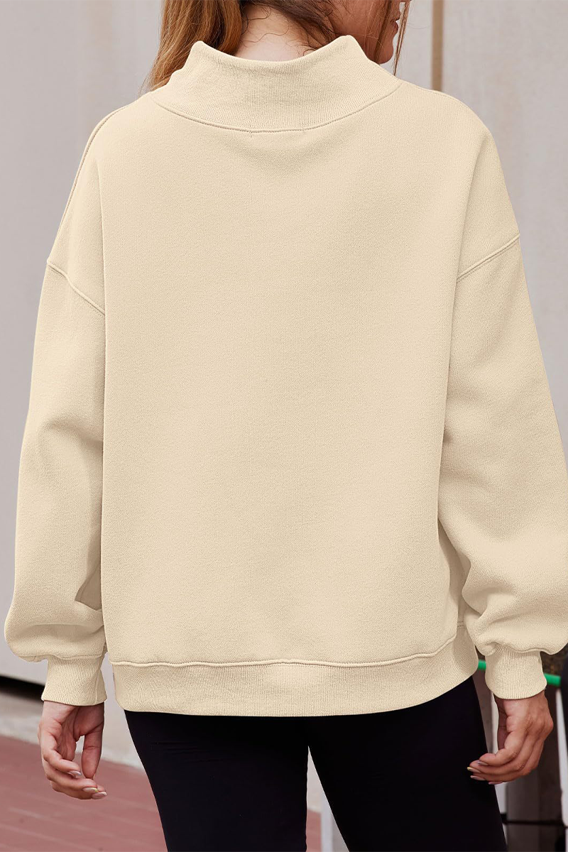 Heidi-Mode | Lässige Daily Halb A Turtleneck Tops- 7 Farben