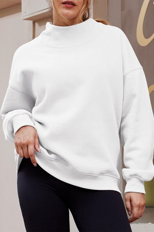 Heidi-Mode | Lässige Daily Halb A Turtleneck Tops- 7 Farben
